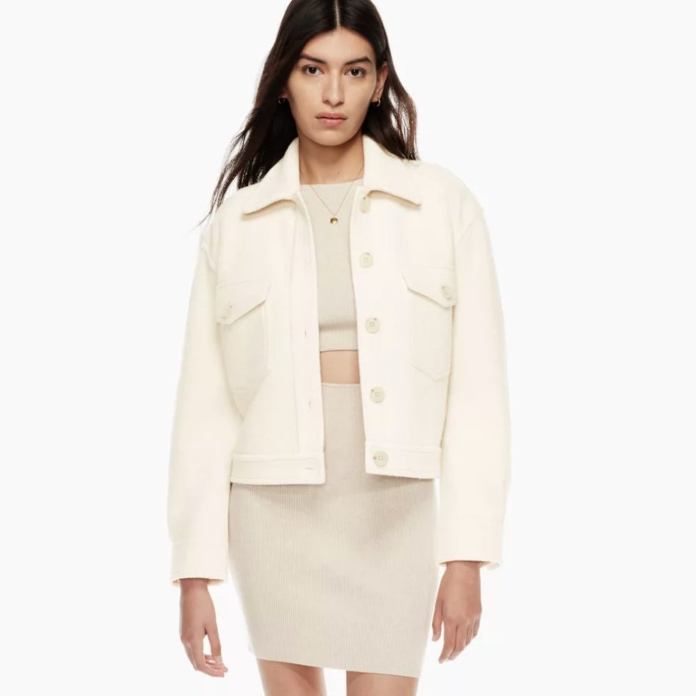 NWT Wilfred Autumn Shirt Jacket - Size M in Birch